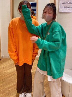 「Furryrate（ファーリーレート）のアイテム（パンツ）」を使った、🧸🎈さん（レディース・151cm）の冬コーディネート