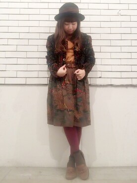 きゃま@ANDYOUさん（レディース・146cm）の冬コーディネート