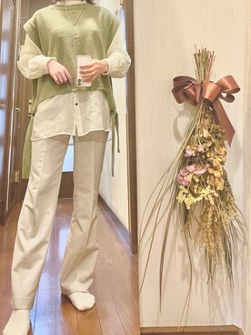 ぽんさん（レディース・158cm）の春コーディネート