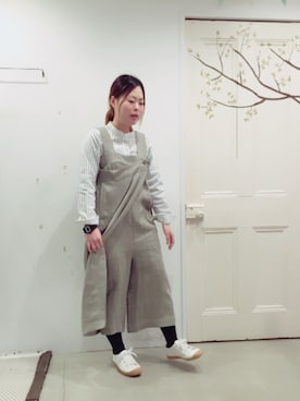 「INN-STANT（インスタント）のアイテム」を使った、YARRAdouxbleu三宮店さん（レディース・154cm）の冬コーディネート