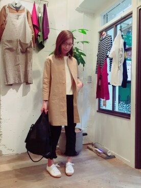 「三宮」｜YARRAdouxbleu三宮店さん（レディース・168cm）の冬コーディネート