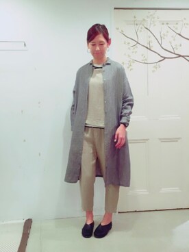 「Blute（ブリューテ）のアイテム」を使った、YARRAdouxbleu三宮店さん（レディース・168cm）の冬コーディネート