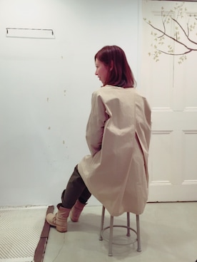 「三宮」｜YARRAdouxbleu三宮店さん（レディース・168cm）の冬コーディネート