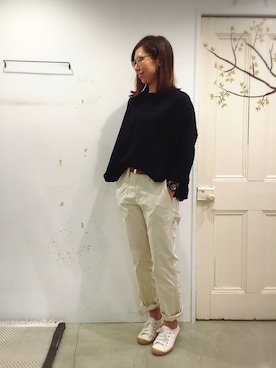 「三宮」｜YARRAdouxbleu三宮店さん（レディース・168cm）の春コーディネート