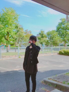「MISBHV（ミスビヘイブ）のアイテム（ジャケット/アウター）」を使った、ひできさん（メンズ・174cm）の秋コーディネート