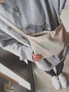 「お気に入りコーデ」｜「アイテム（スウェット）」を使った、yukaさん（レディース・158cm）の春コーディネート