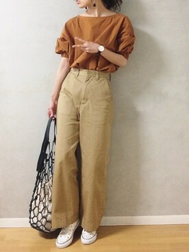 dxさん（レディース・162cm）の秋コーディネート