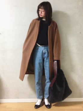 dxさん（レディース・162cm）の冬コーディネート