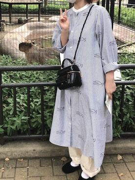 「PAR ICI（パーリッシィ）のアイテム（ワンピース/ドレス）」を使った、riさん（レディース・156cm）の秋コーディネート