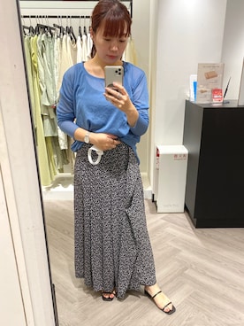 「KBF+（ケービーエフプラス）のアイテム（リング）」を使った、ひーさんさん（レディース・154cm）の夏コーディネート