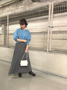 「KBF+」｜「アイテム（ブーツ）」を使った、ひーさんさん（レディース・154cm）の秋コーディネート