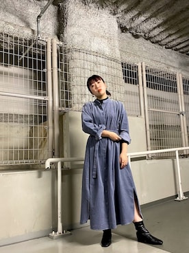 「KBF+」｜「アイテム（ブーツ）」を使った、ひーさんさん（レディース・154cm）の冬コーディネート