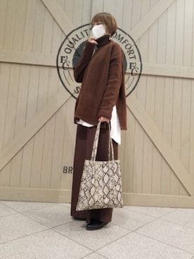 しぃさん（レディース・164cm）の冬コーディネート