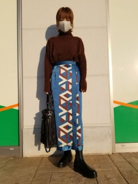 しぃさん（レディース・164cm）の冬コーディネート