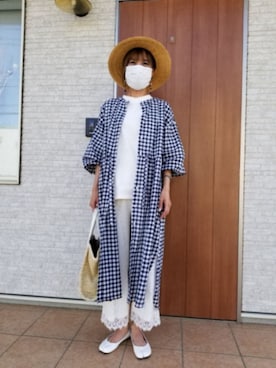 「AVAN LILY（アヴァンリリィ）のアイテム」を使った、しぃさん（レディース・164cm）の春コーディネート