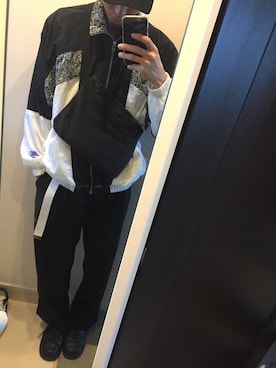 「ポーター」｜「アイテム（ナイロンジャケット）」を使った、ふらんさん（メンズ・176cm）の秋コーディネート