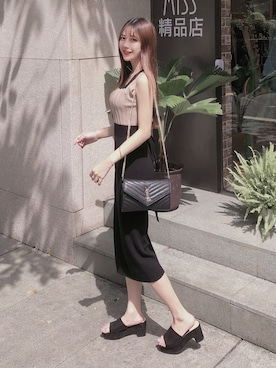 「ROYAL PARTY」｜「アイテム（ワンピース/ドレス）」を使った、七七🐰💕さん（レディース・160cm）の秋コーディネート