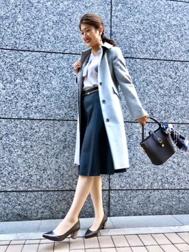 Newyorker ニューヨーカー のステンカラーコートを使ったレディース人気ファッションコーディネート ユーザー ショップスタッフ Wear