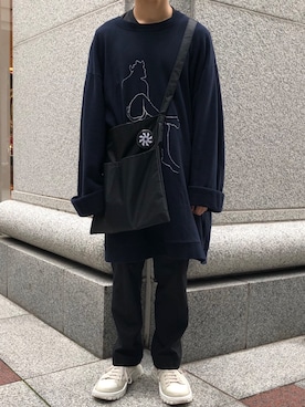 「DRESSEDUNDRESSED（ドレスドアンドレスド）のアイテム（スウェット）」を使った、ﾊﾔｼさん（メンズ・165cm）の秋コーディネート