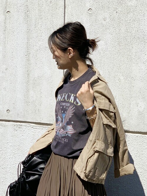 AP STUDIO 新宿店staff Kさんのミリタリージャケットを使った ...