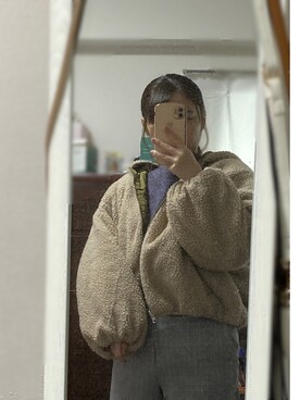 suzu yoshiさん（レディース・156cm）の冬コーディネート