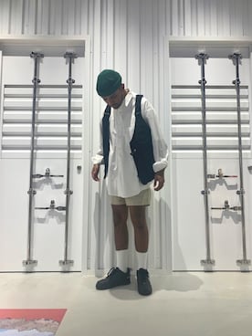 「JOINT WORKS（ジョイントワークス）のアイテム（ジャケット/アウター）」を使った、TAKESHIさん（メンズ・178cm）の春コーディネート