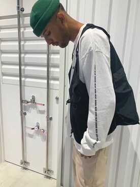 「JOINT WORKS（ジョイントワークス）のアイテム（ジャケット/アウター）」を使った、TAKESHIさん（メンズ・178cm）の春コーディネート