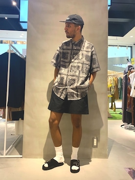 「JOINT WORKS（ジョイントワークス）のアイテム」を使った、TAKESHIさん（メンズ・178cm）の夏コーディネート