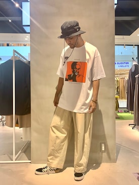 「JOINT WORKS（ジョイントワークス）のアイテム」を使った、TAKESHIさん（メンズ・178cm）の夏コーディネート