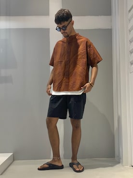 「JOINT WORKS（ジョイントワークス）のアイテム」を使った、TAKESHIさん（メンズ・178cm）の夏コーディネート