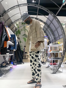 「牛柄」｜TAKESHIさん（メンズ・178cm）の夏コーディネート