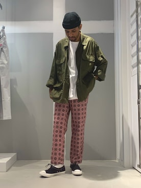 「JOINT WORKS（ジョイントワークス）のアイテム」を使った、TAKESHIさん（メンズ・178cm）の秋コーディネート