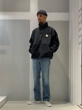 「JOINT WORKS（ジョイントワークス）のアイテム（ジャケット/アウター）」を使った、TAKESHIさん（メンズ・178cm）の冬コーディネート