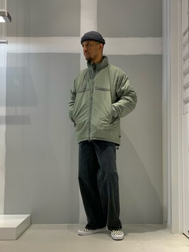 「JOINT WORKS（ジョイントワークス）のアイテム（ジャケット/アウター）」を使った、TAKESHIさん（メンズ・178cm）の冬コーディネート