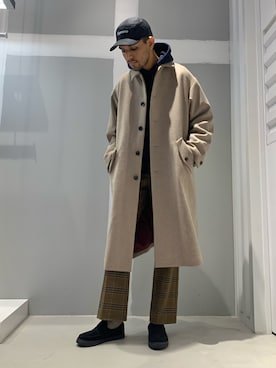 「JOINT WORKS（ジョイントワークス）のアイテム（ジャケット/アウター）」を使った、TAKESHIさん（メンズ・178cm）の冬コーディネート
