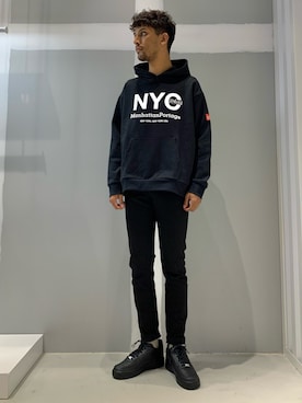 「JOINT WORKS（ジョイントワークス）のアイテム」を使った、TAKESHIさん（メンズ・178cm）の冬コーディネート