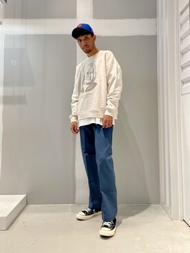 「JOINT WORKS（ジョイントワークス）のアイテム（パンツ）」を使った、TAKESHIさん（メンズ・178cm）の冬コーディネート