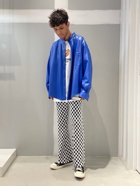 「JOINT WORKS（ジョイントワークス）のアイテム（シャツ/ブラウス）」を使った、TAKESHIさん（メンズ・178cm）の冬コーディネート