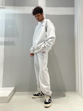「JOINT WORKS（ジョイントワークス）のアイテム（トップス）」を使った、TAKESHIさん（メンズ・178cm）の春コーディネート