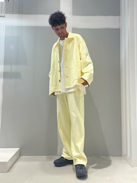 「JOINT WORKS（ジョイントワークス）のアイテム（トップス）」を使った、TAKESHIさん（メンズ・178cm）の春コーディネート
