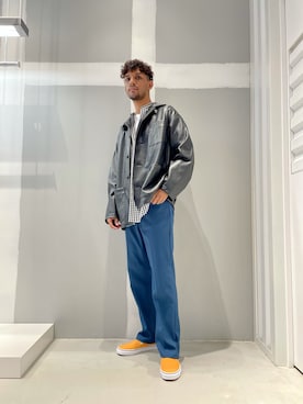 「JOINT WORKS（ジョイントワークス）のアイテム（ジャケット/アウター）」を使った、TAKESHIさん（メンズ・178cm）の春コーディネート