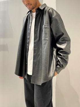 「JOINT WORKS（ジョイントワークス）のアイテム（トップス）」を使った、TAKESHIさん（メンズ・178cm）の春コーディネート
