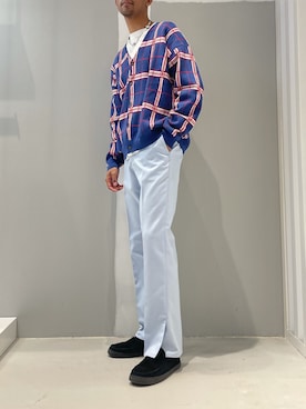 「JOINT WORKS（ジョイントワークス）のアイテム（パンツ）」を使った、TAKESHIさん（メンズ・178cm）の春コーディネート