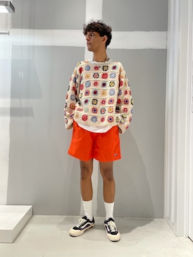 「niche.（ニッチ）のアイテム」を使った、TAKESHIさん（メンズ・178cm）の春コーディネート