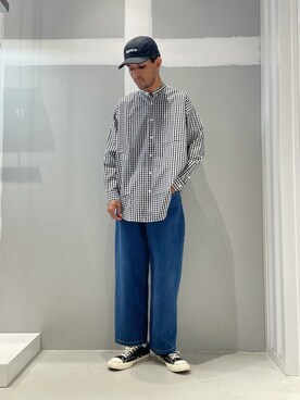 「JOINT WORKS（ジョイントワークス）のアイテム（トップス）」を使った、TAKESHIさん（メンズ・178cm）の春コーディネート