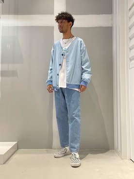 「JOINT WORKS（ジョイントワークス）のアイテム（トップス）」を使った、TAKESHIさん（メンズ・178cm）の春コーディネート