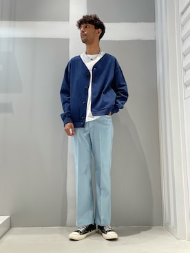「JOINT WORKS（ジョイントワークス）のアイテム（トップス）」を使った、TAKESHIさん（メンズ・178cm）の春コーディネート