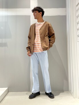 「JOINT WORKS（ジョイントワークス）のアイテム（パンツ）」を使った、TAKESHIさん（メンズ・178cm）の春コーディネート