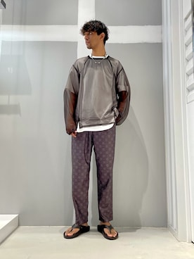 「Name.（ネーム）のアイテム」を使った、TAKESHIさん（メンズ・178cm）の春コーディネート