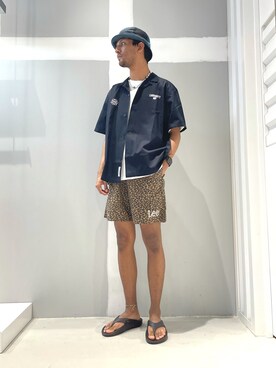 「JOINT WORKS（ジョイントワークス）のアイテム（トップス）」を使った、TAKESHIさん（メンズ・178cm）の春コーディネート